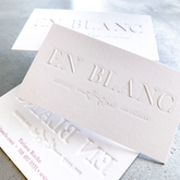 Letterpress Business Cards