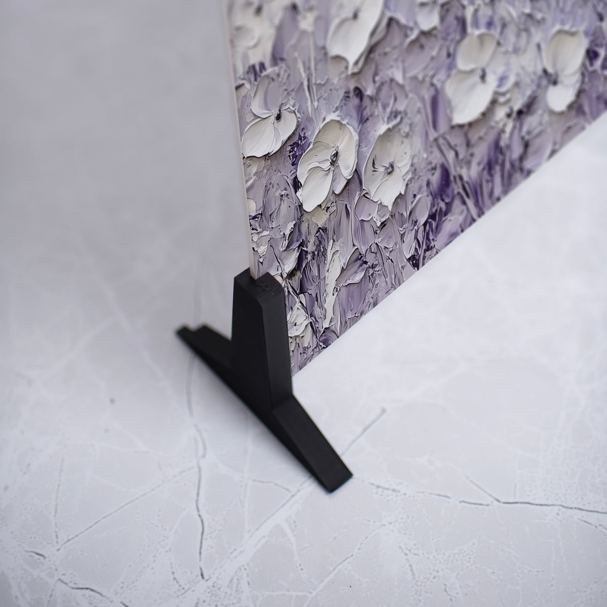 Striking Purple And Cream