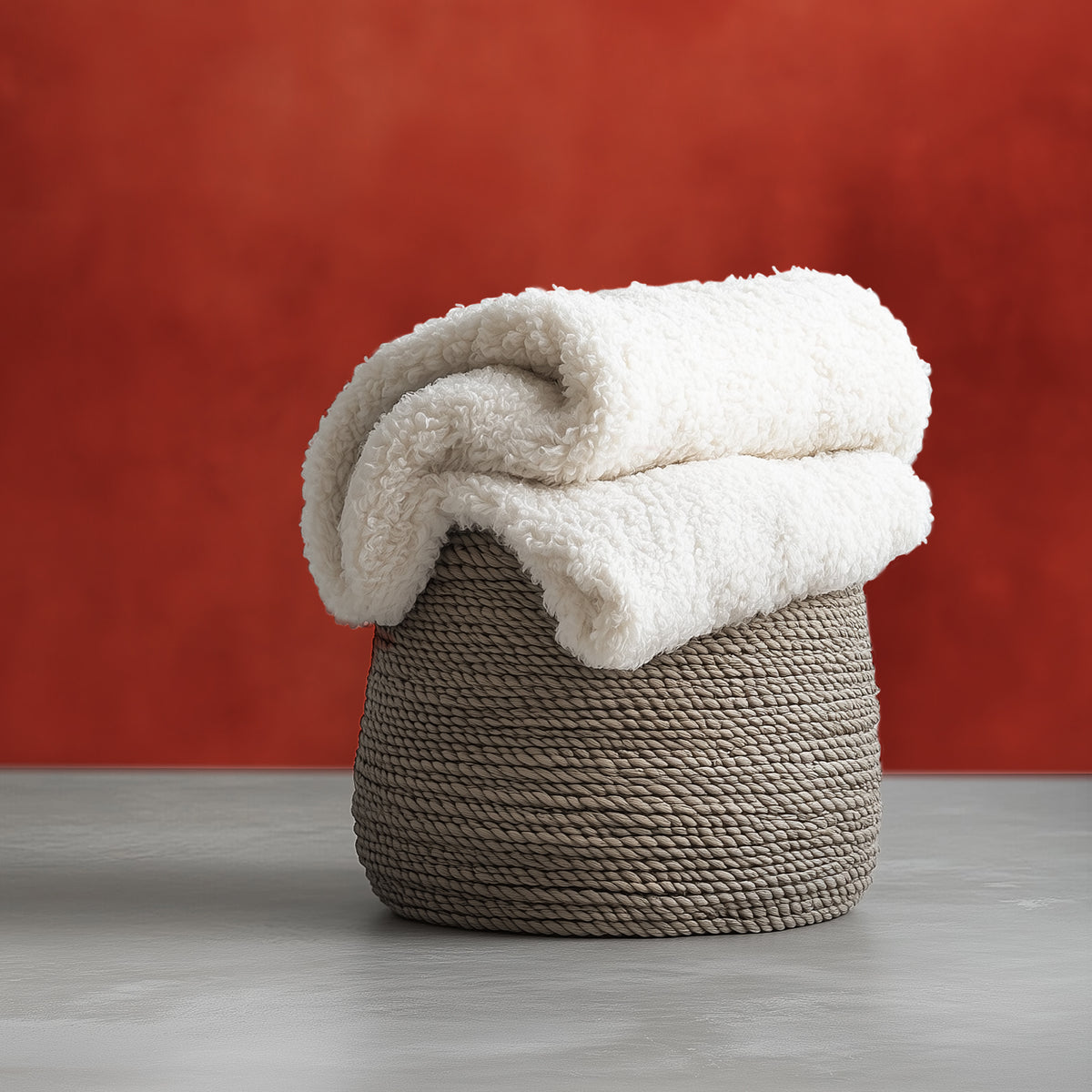 Iconic rich Terracotta Red
