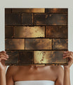 Luxurious Bronze Metallic Subway