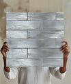 Structured Brushed Silver Metallic