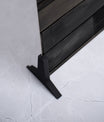 Grounded Charcoal Stained Wood