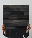 Grounded Charcoal Stained Wood