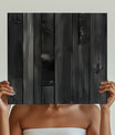 Sophisticated Charcoal Stained Wood