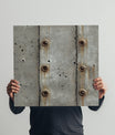 Striking Rusted Concrete