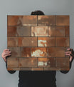 Iconic Copper Metallic Subway
