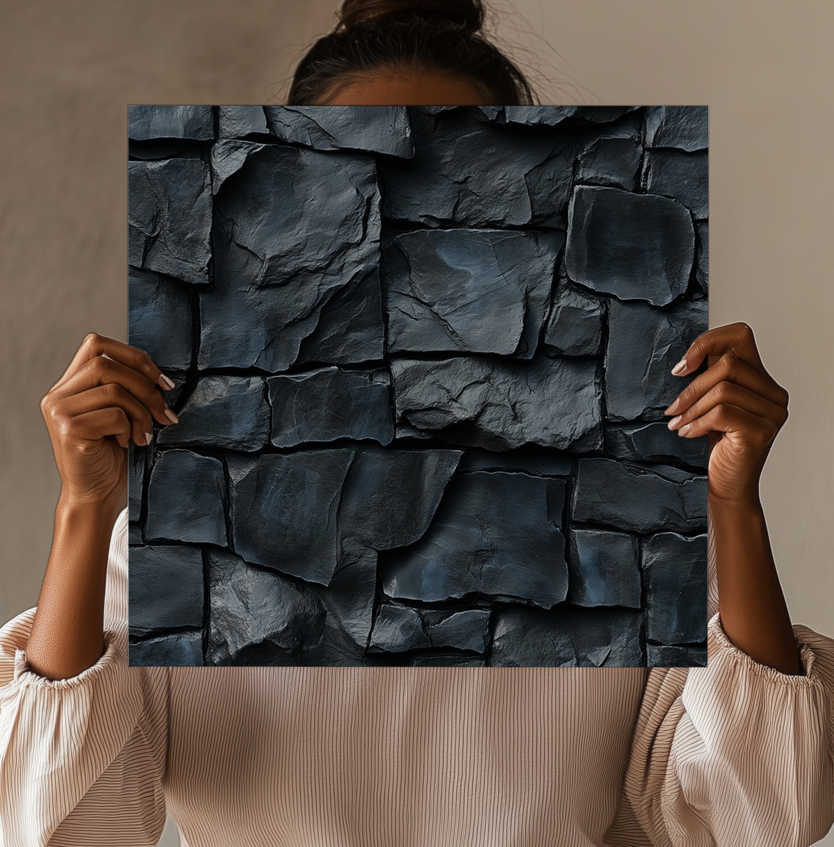 Pristine Dark Slate Stone