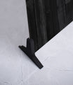 Classic Distressed Black Wood