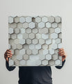Lustrous Hexagonal Patterns