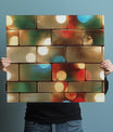 Bold Metallic Subway Tile