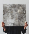Textured Pewter Brush Marks