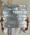 Refined Silver Metallic Subway