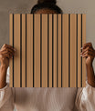 Grounded Slat Wall Panels