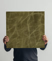 Pristine Olive Distressed Leather