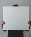 Polished White Leather