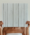 Polished Whitewashed Wood
