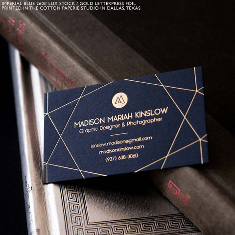 Letterpress Business Cards