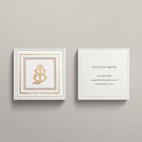 Embossed Monogram